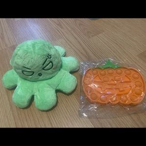 Reversible Mood octopus and pop it fidget